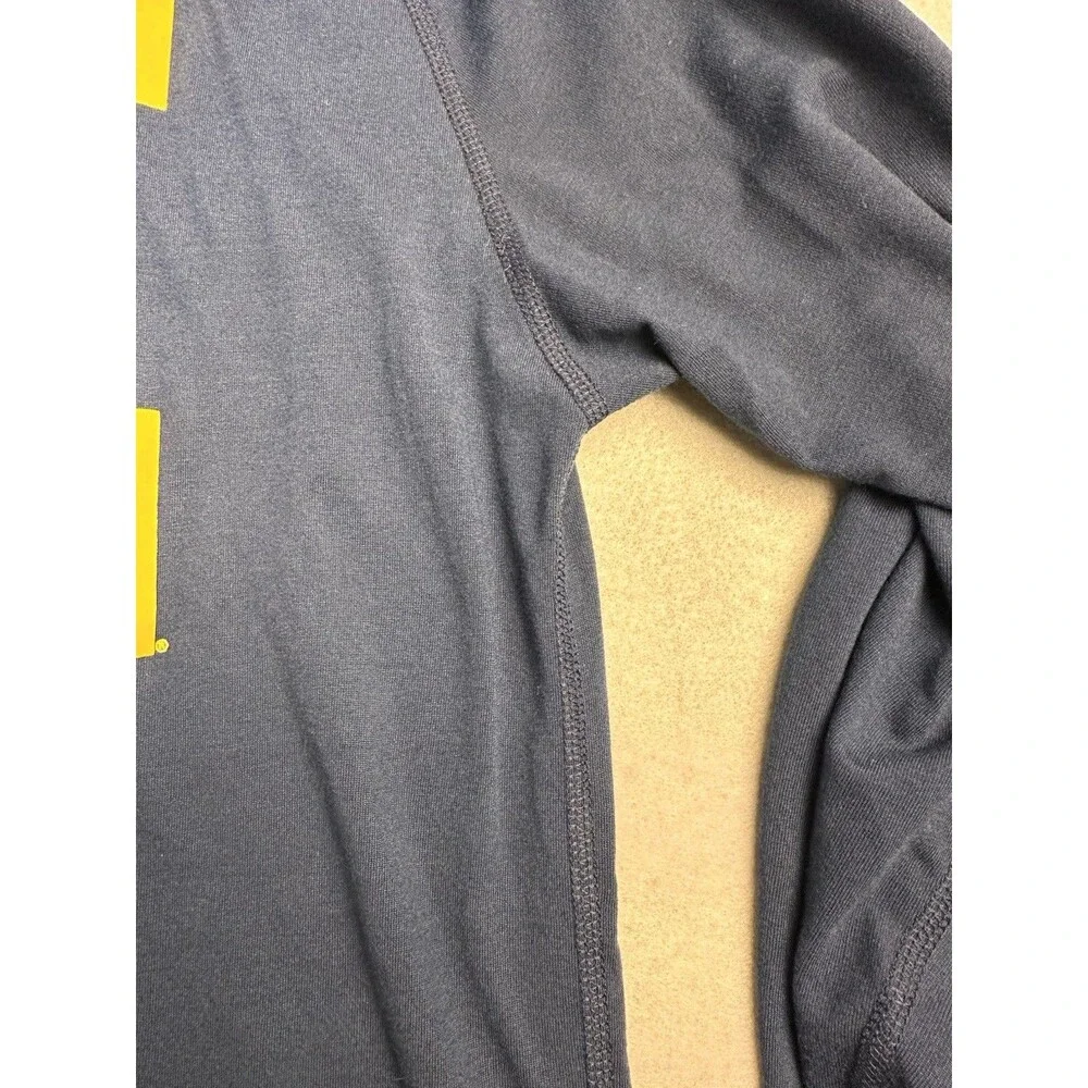 Adidas Ultimate Tee Climalite Block M University of Michigan Long Sleeve Size XL